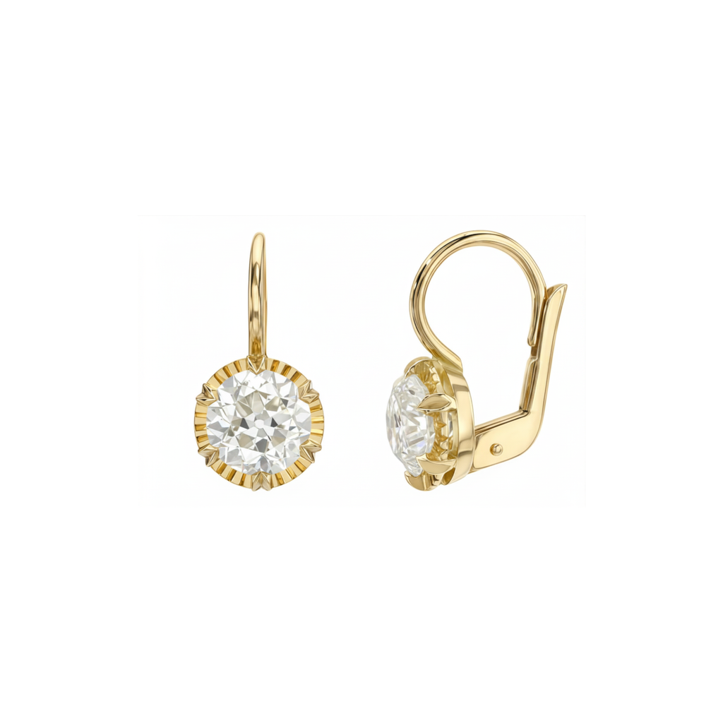 Timeless Blossom Halo Drop Earrings