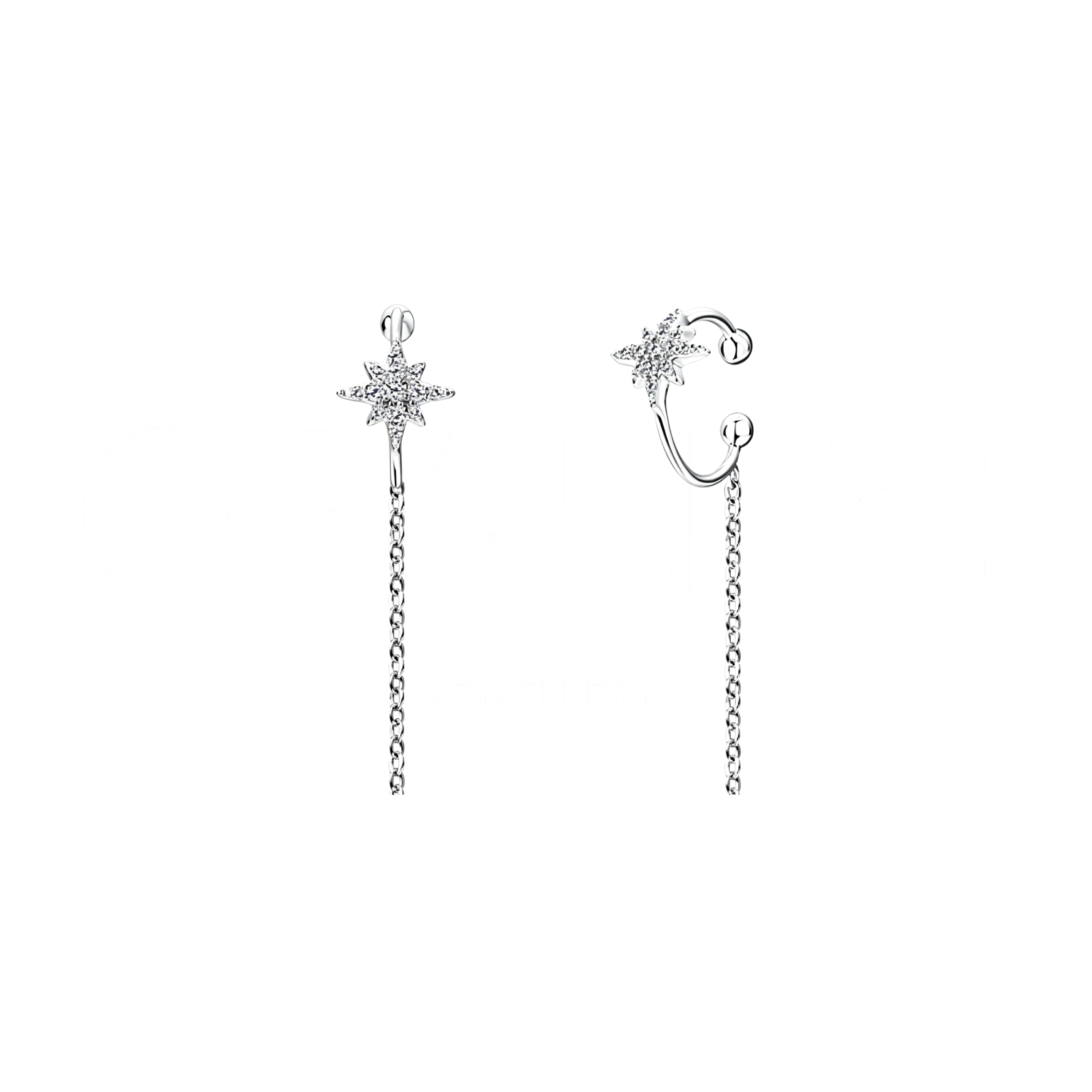 Starry Cascade Ear Chain