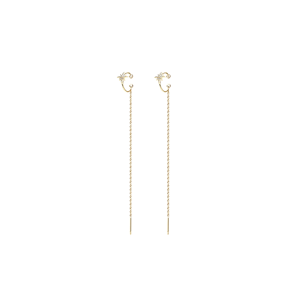 Starry Cascade Ear Chain