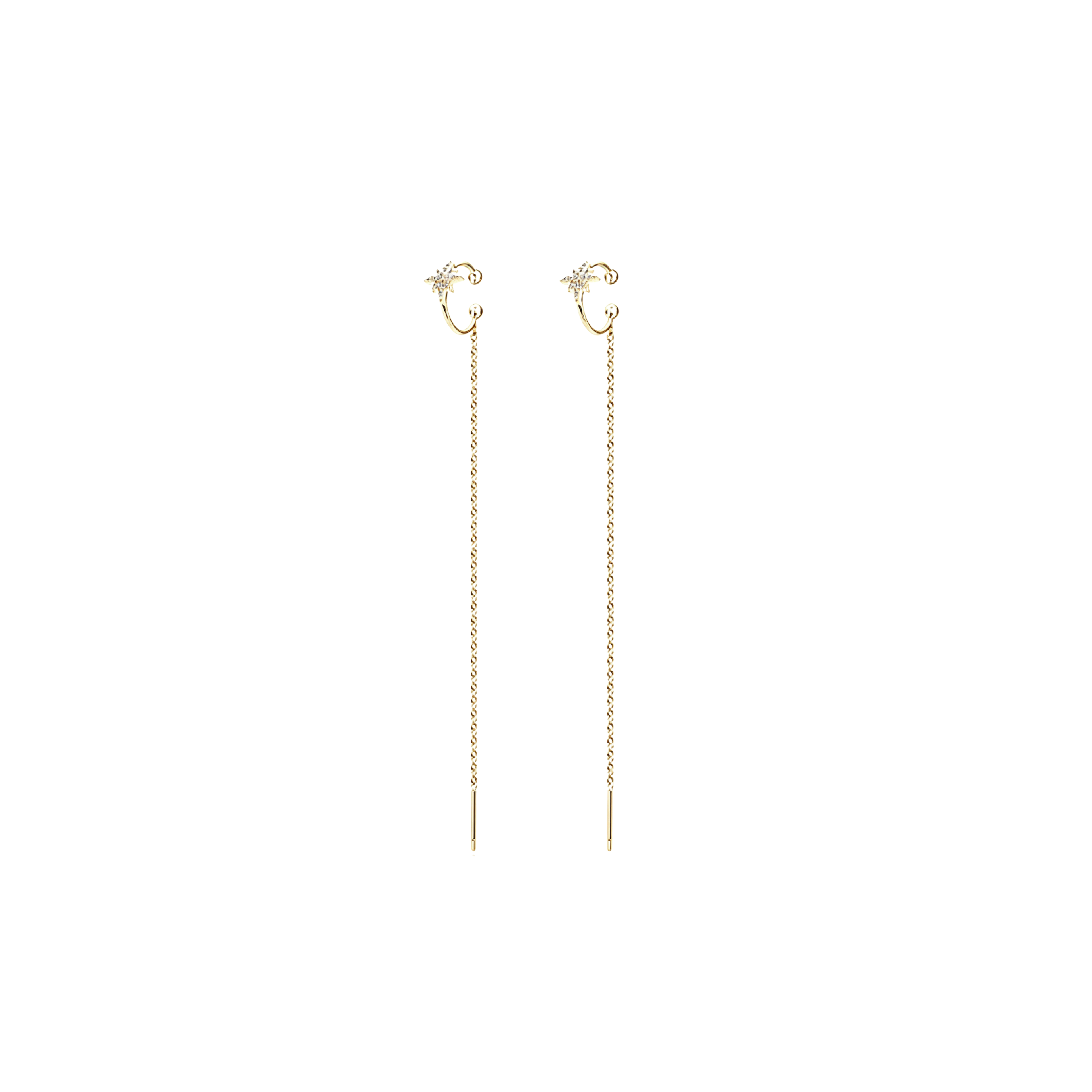 Starry Cascade Ear Chain
