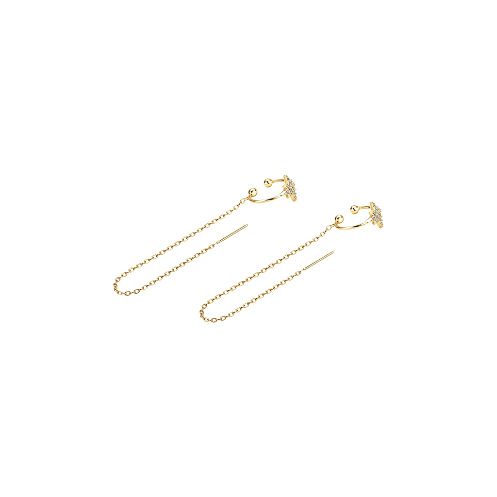 Starry Cascade Ear Chain