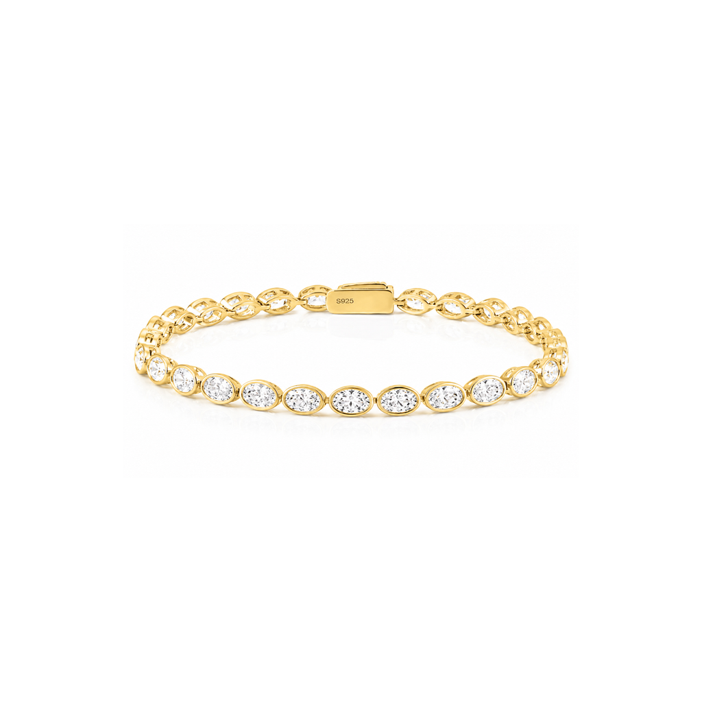 Eternal Amour Oval Tennis Bracelet