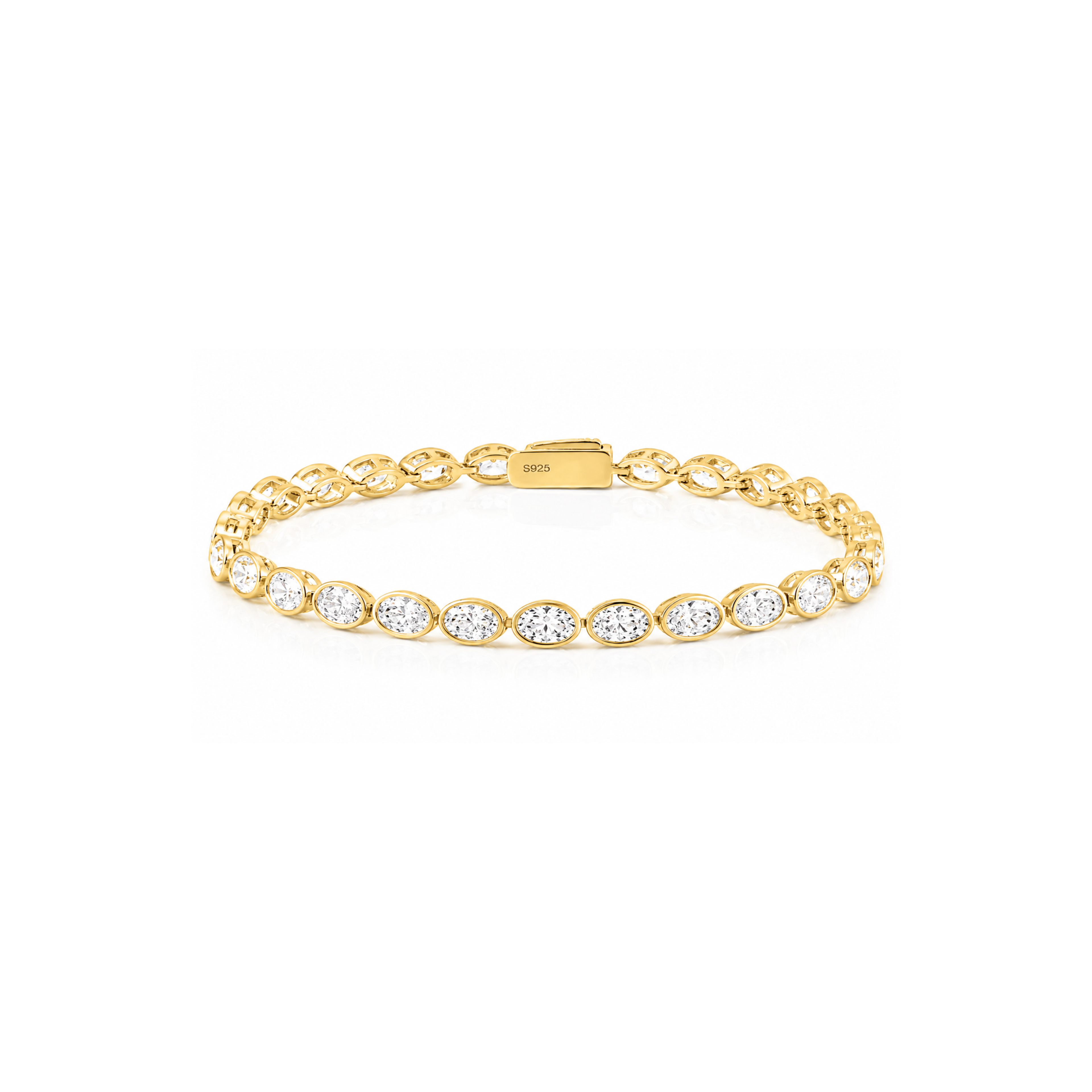 Eternal Amour Oval Tennis Bracelet