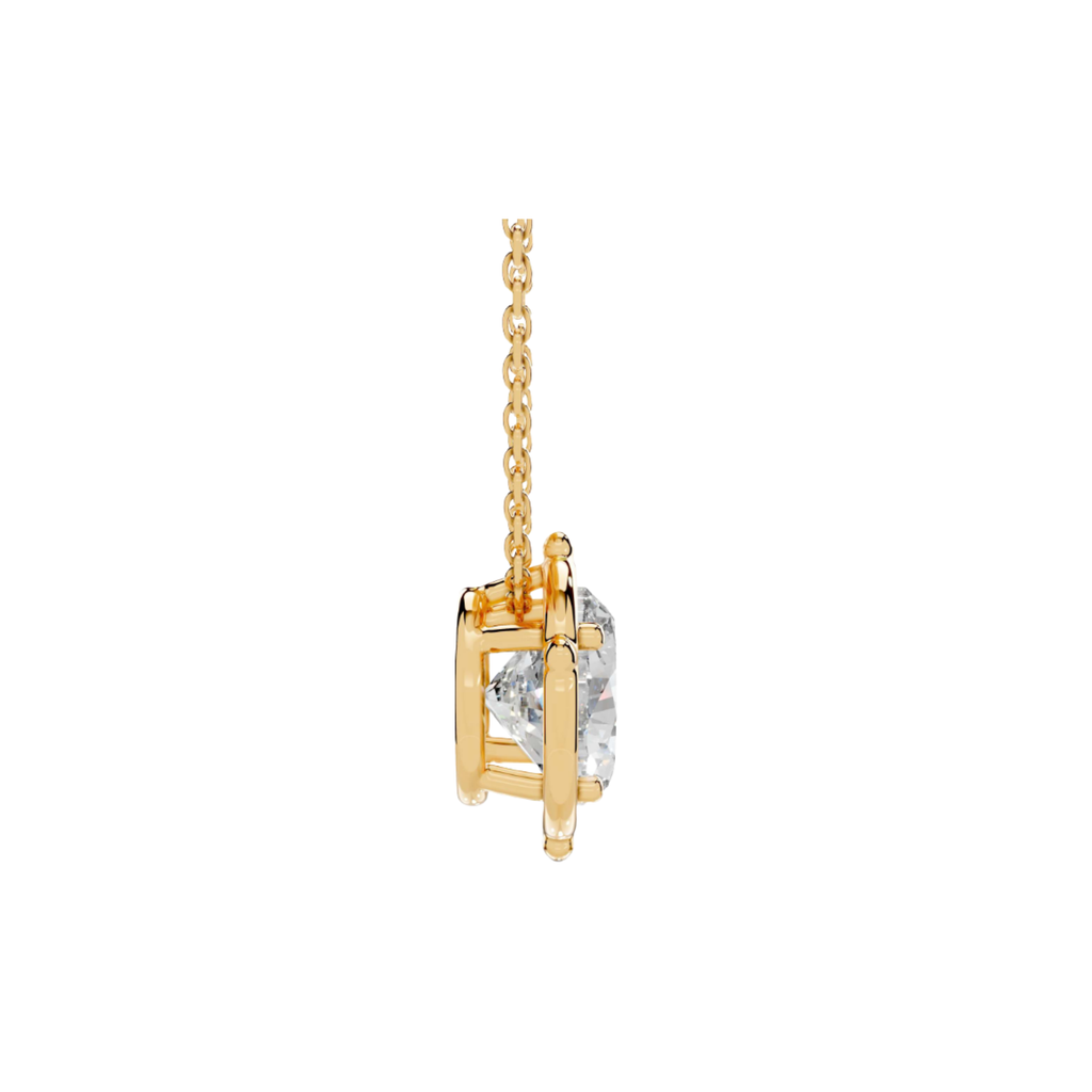 Radiant Oval Pendant Necklace