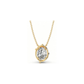 Radiant Oval Pendant Necklace