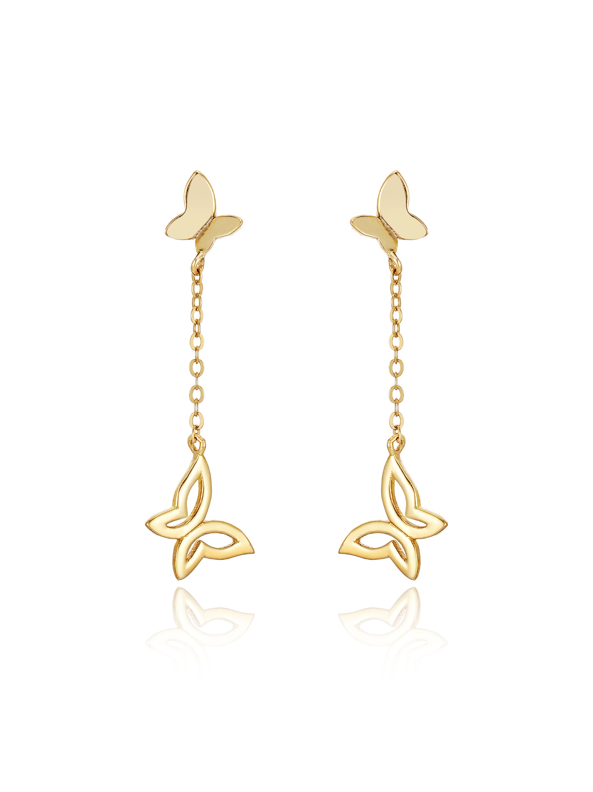 Butterfly Drop Earrings