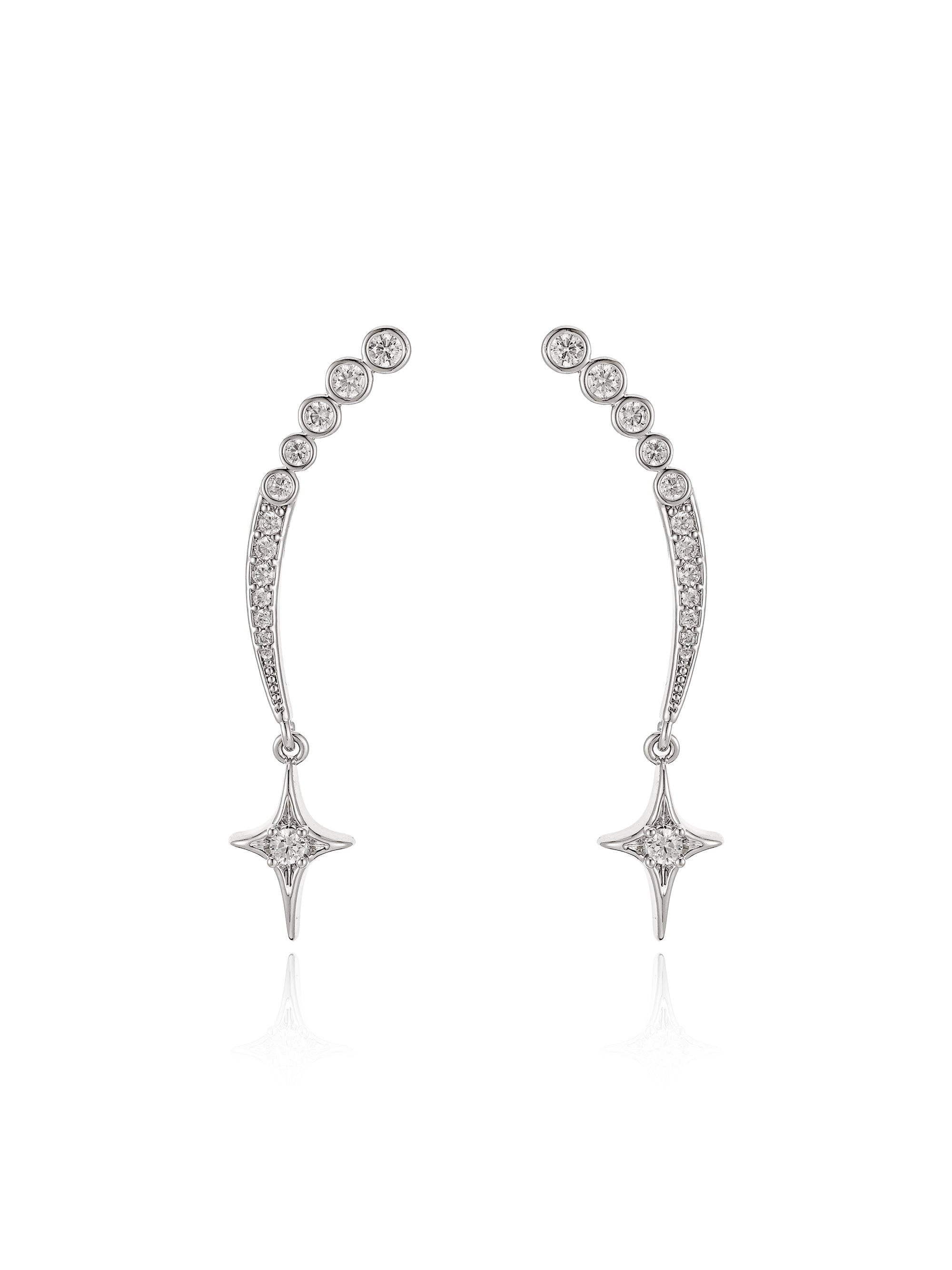 24K Gold Starry Earrings