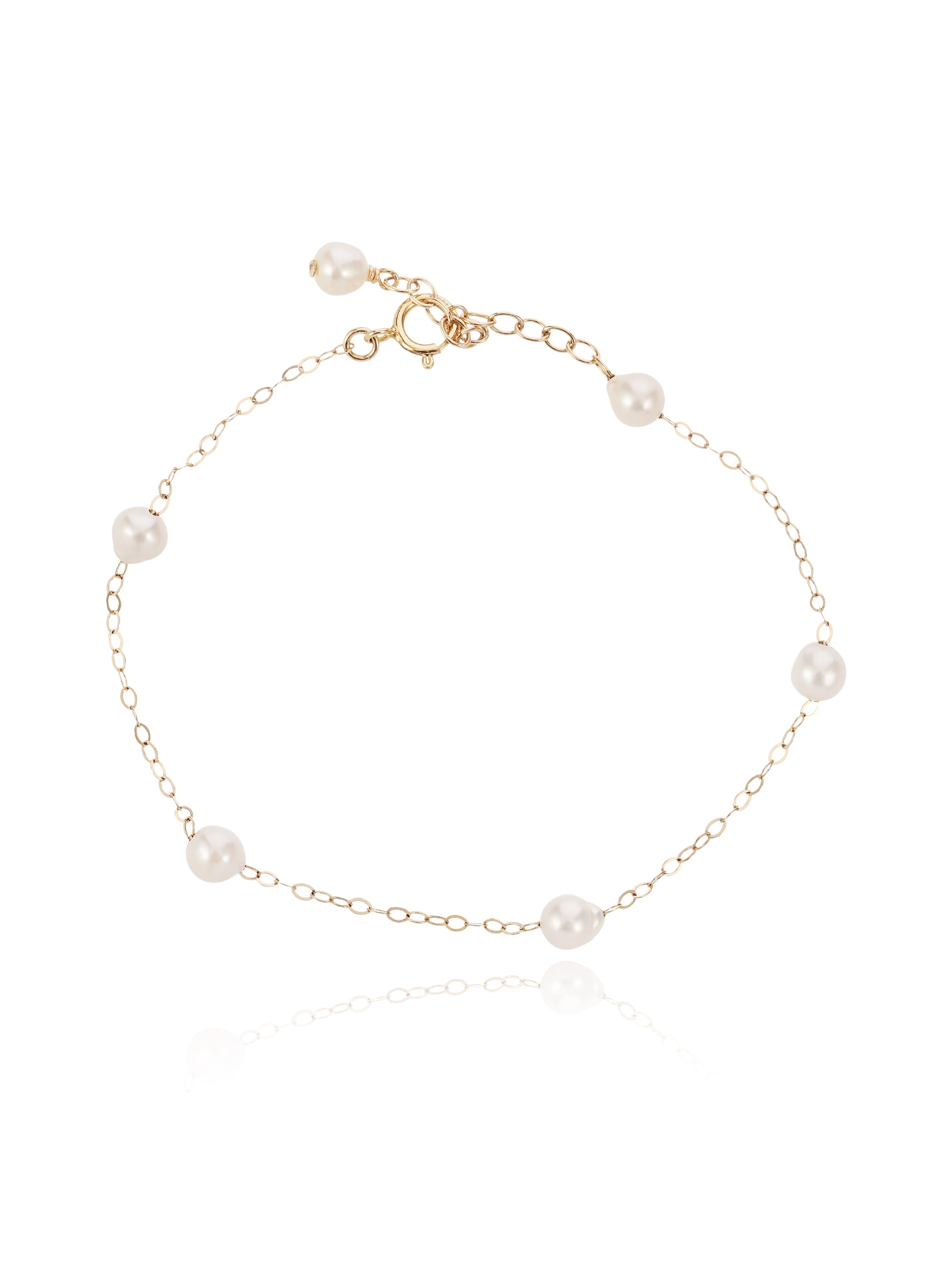 14K Gold Filled Pearl Cove Bracelet