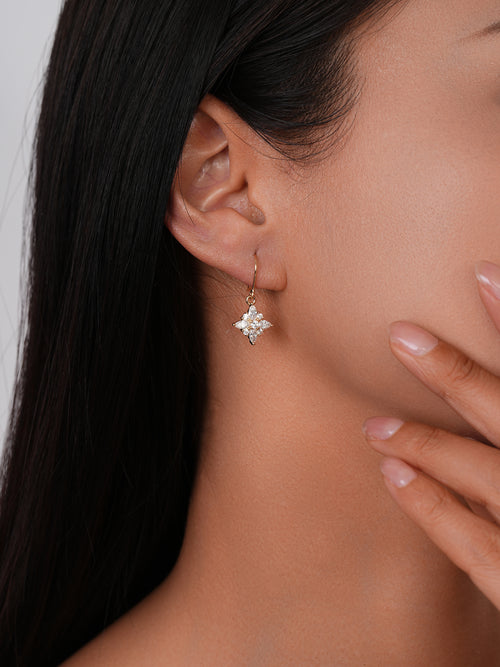 14K Gold Filled Flora Drop Earrings