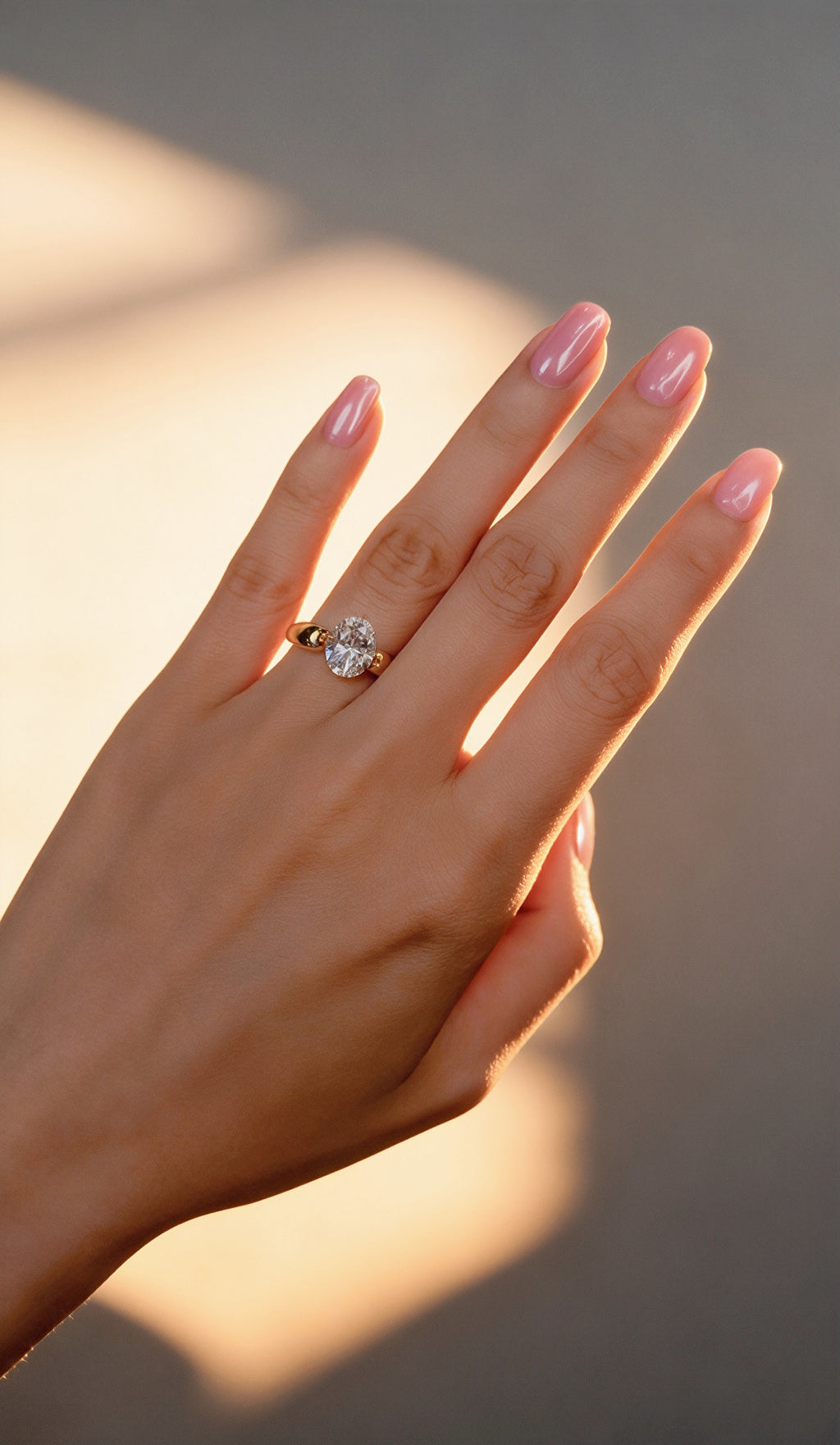 2ct Oval Chunky Ring
