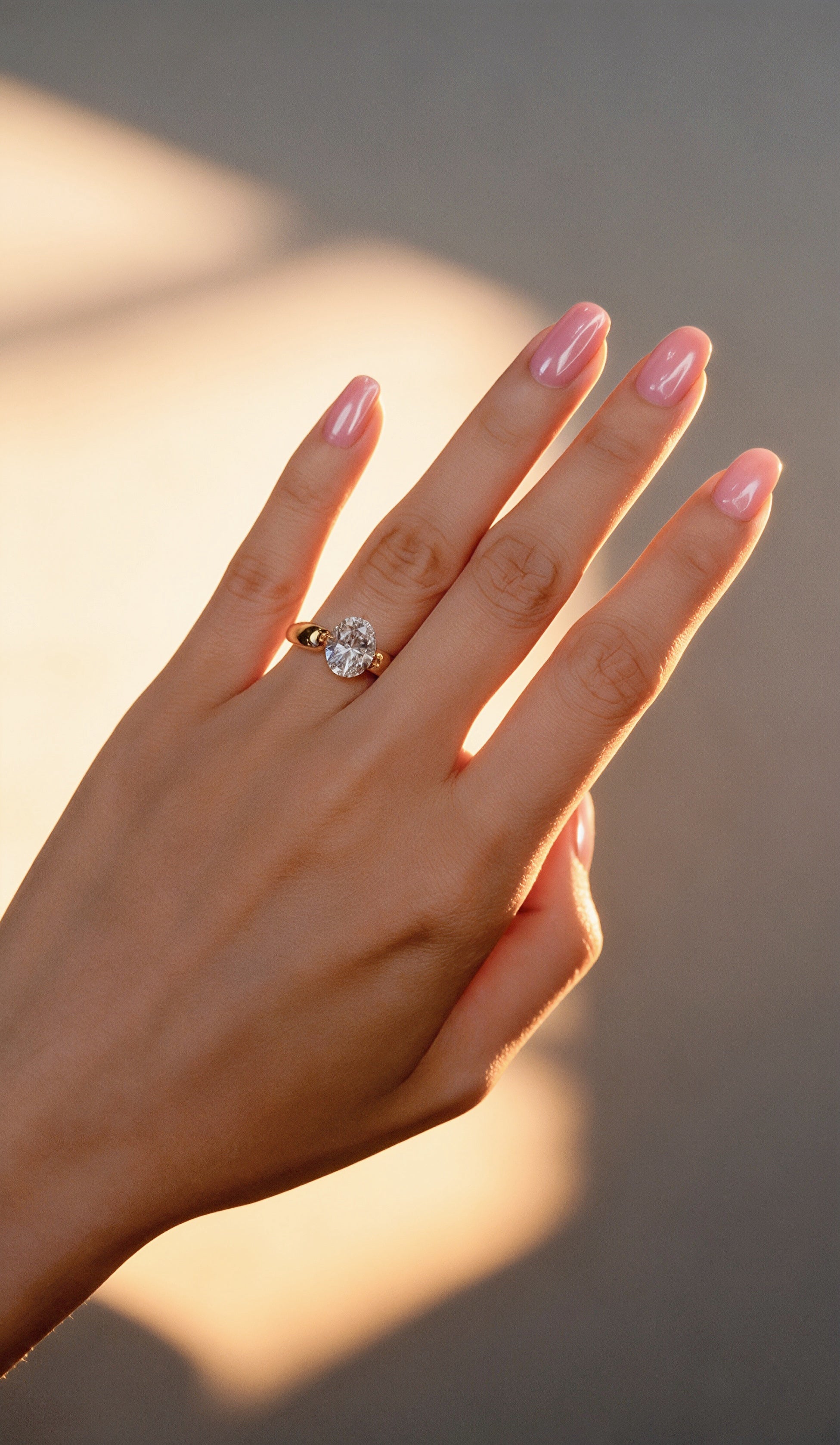2ct Oval Chunky Ring