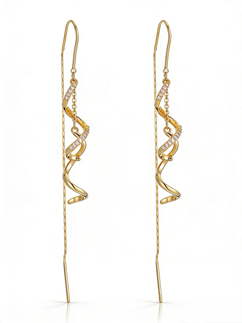 Minimalist Wave Earrings