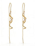 Minimalist Wave Earrings