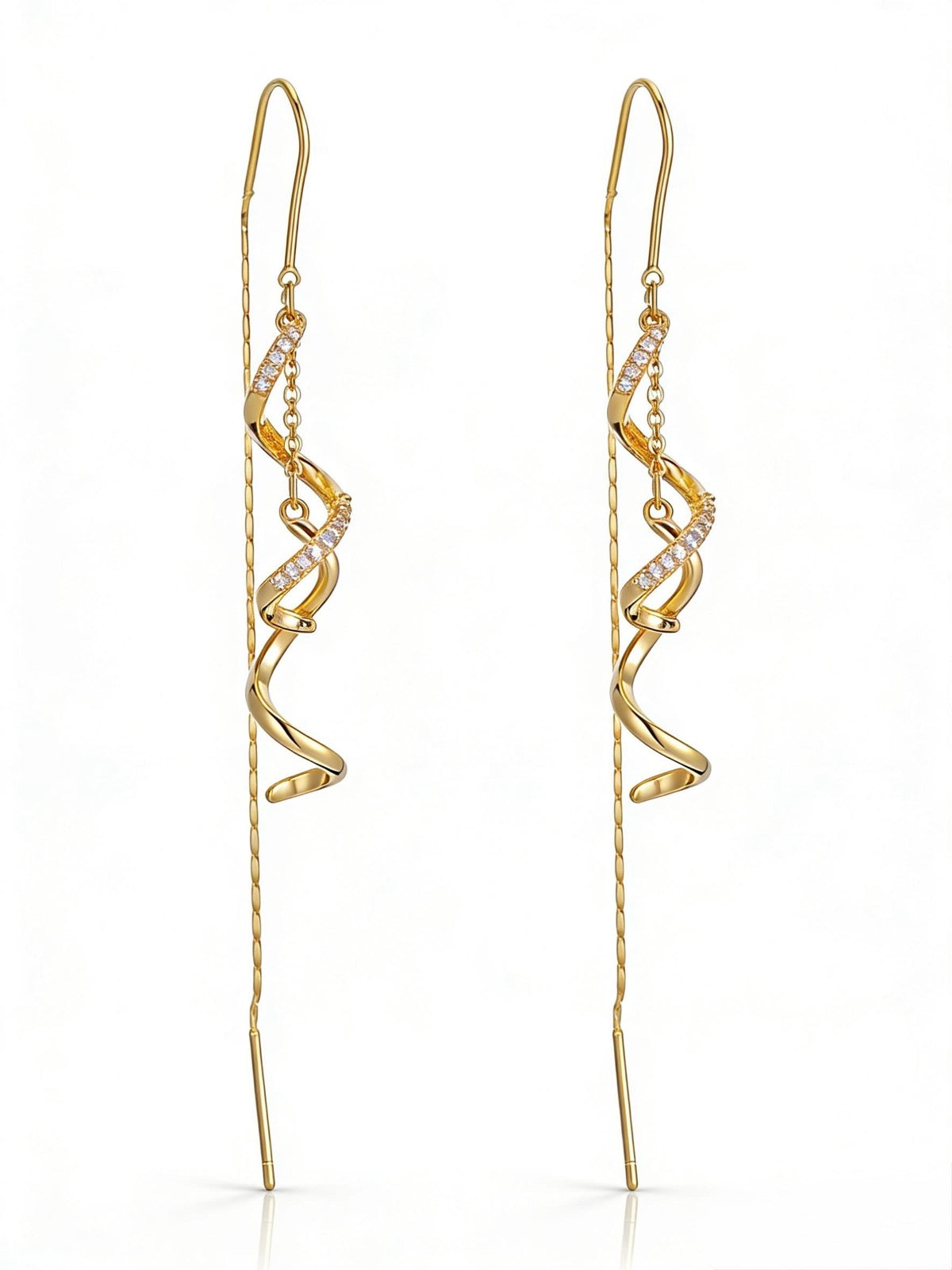 Minimalist Wave Earrings