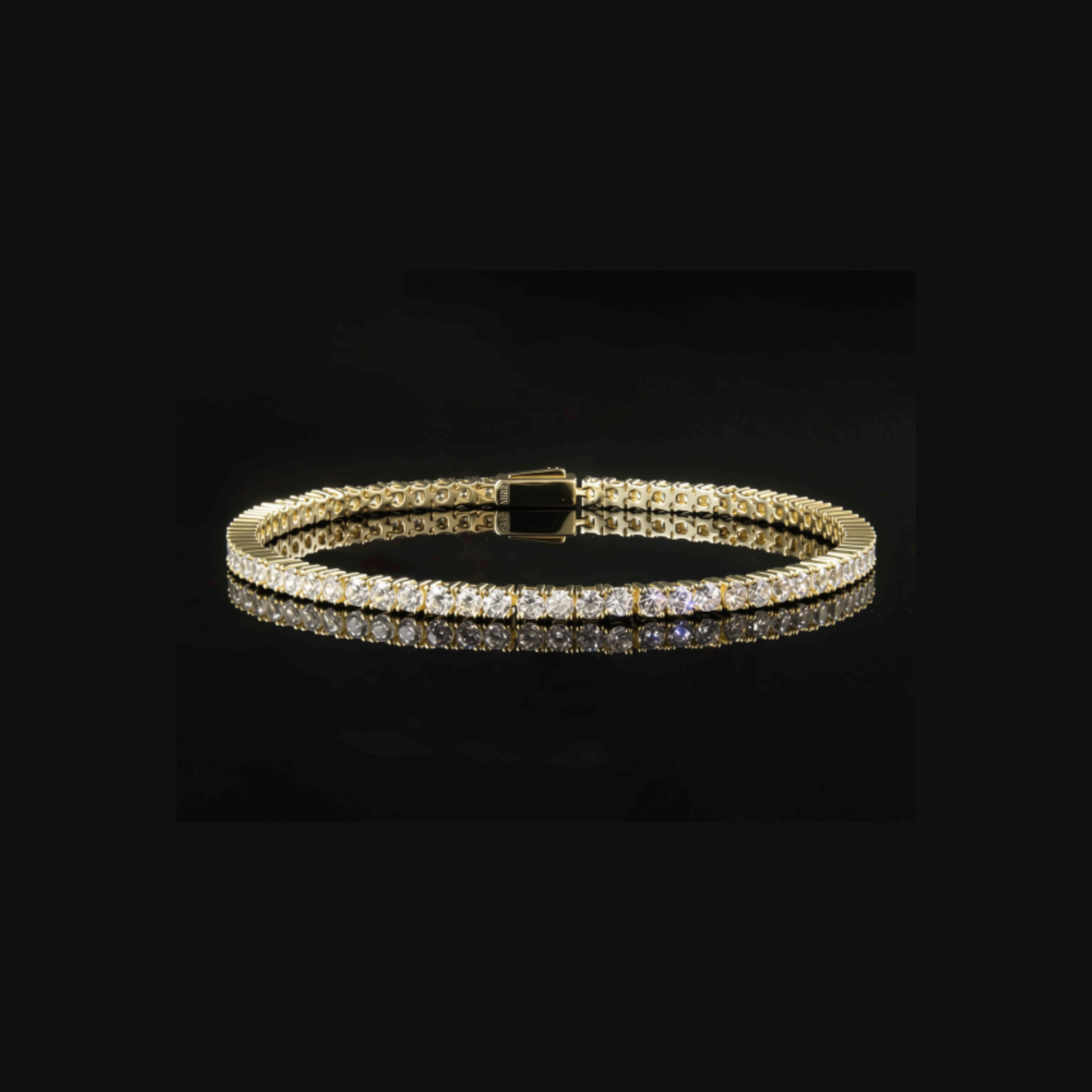 Linear Luxe Round-cut Bracelet