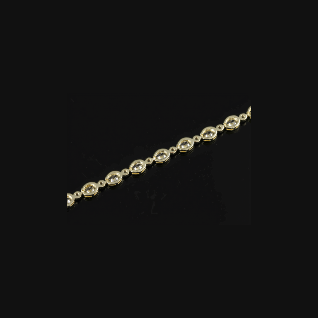 Eternal Amour Oval and Round Tennis Bracelet