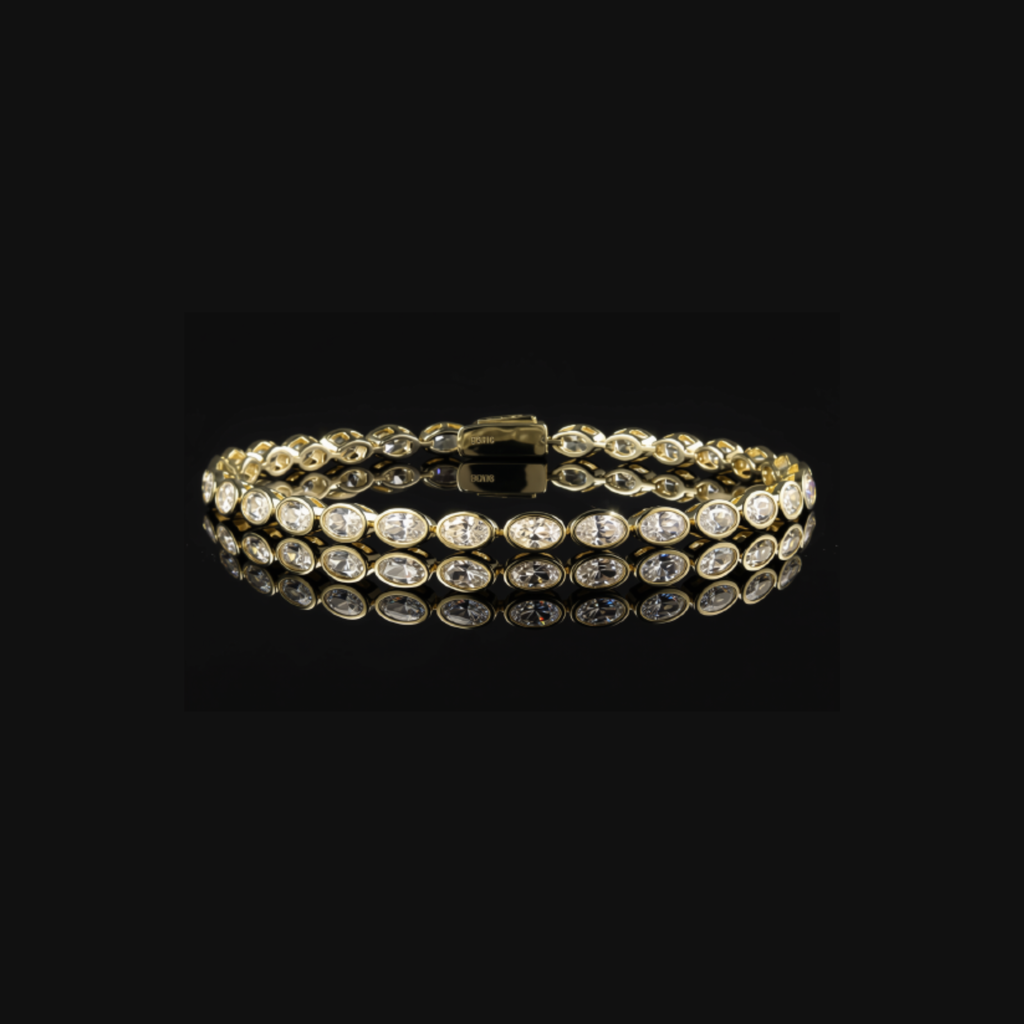 Eternal Amour Oval Tennis Bracelet