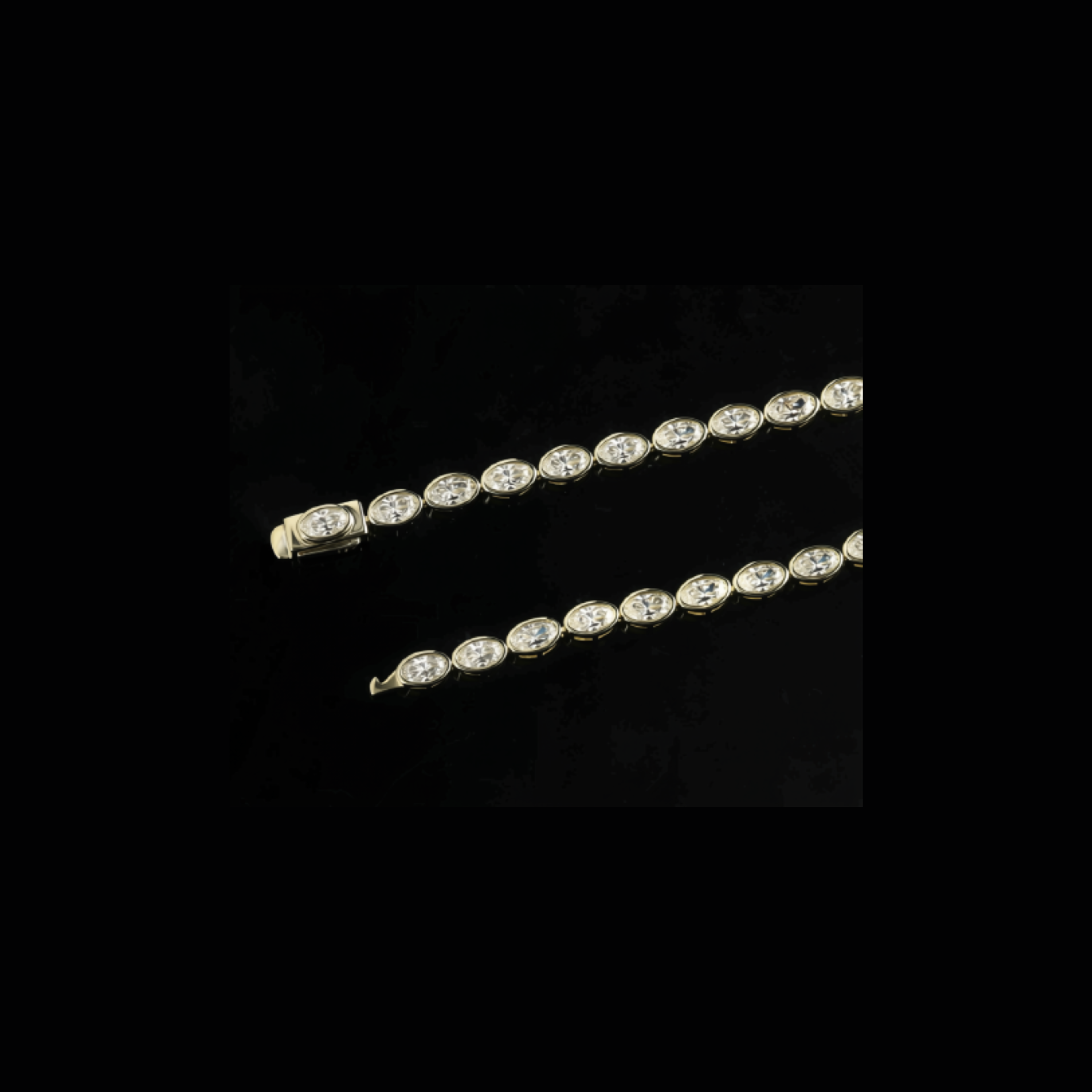 Eternal Amour Oval Tennis Bracelet