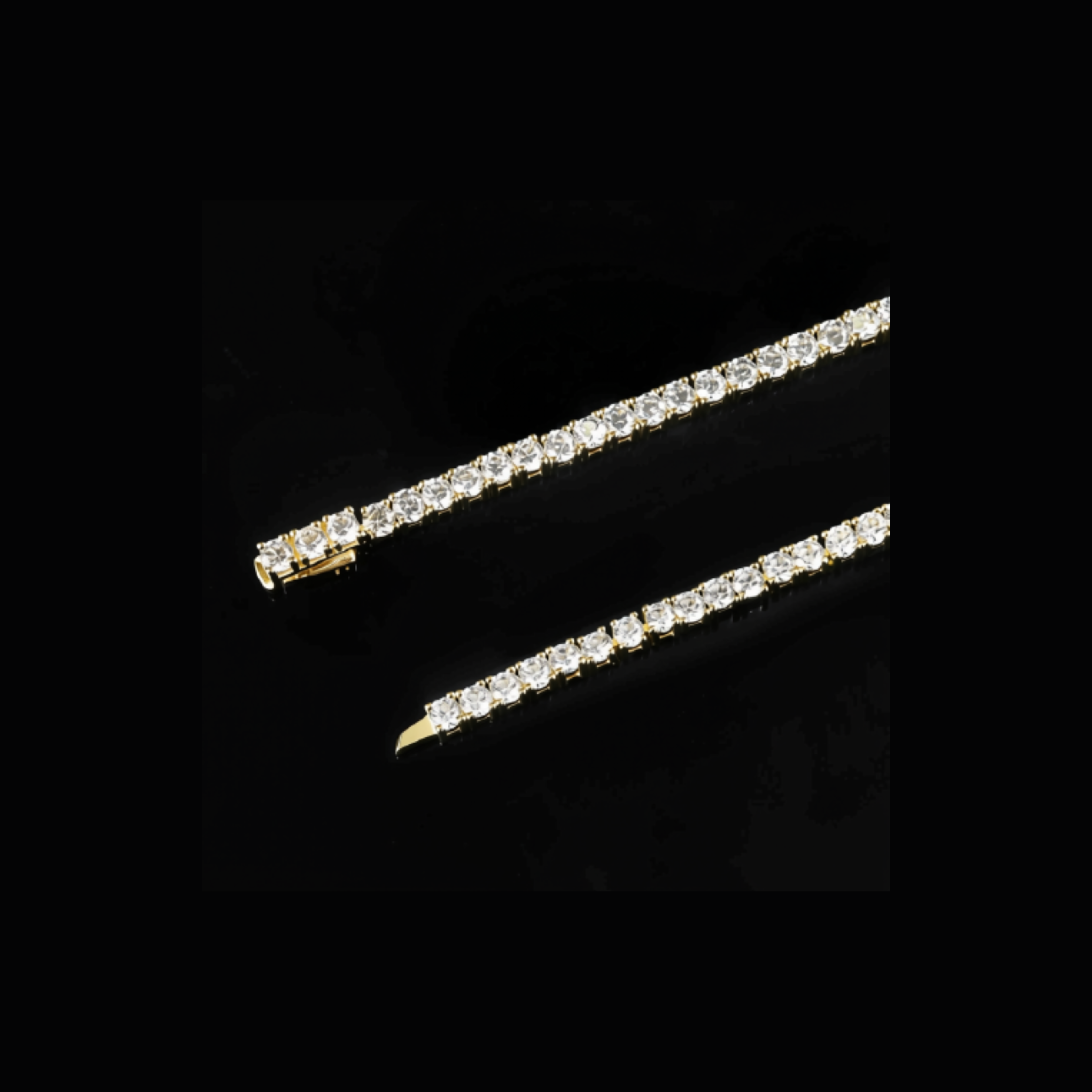 Linear Luxe Round-cut Bracelet