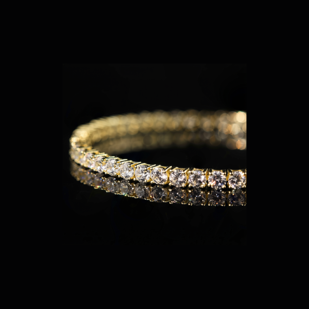 Linear Luxe Round-cut Bracelet