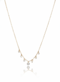 14K Gold Filled Tiny Diamond Necklace