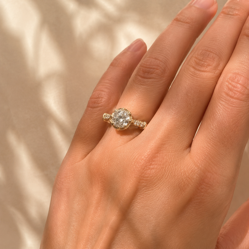 2ct Timeless Blossom Halo Ring