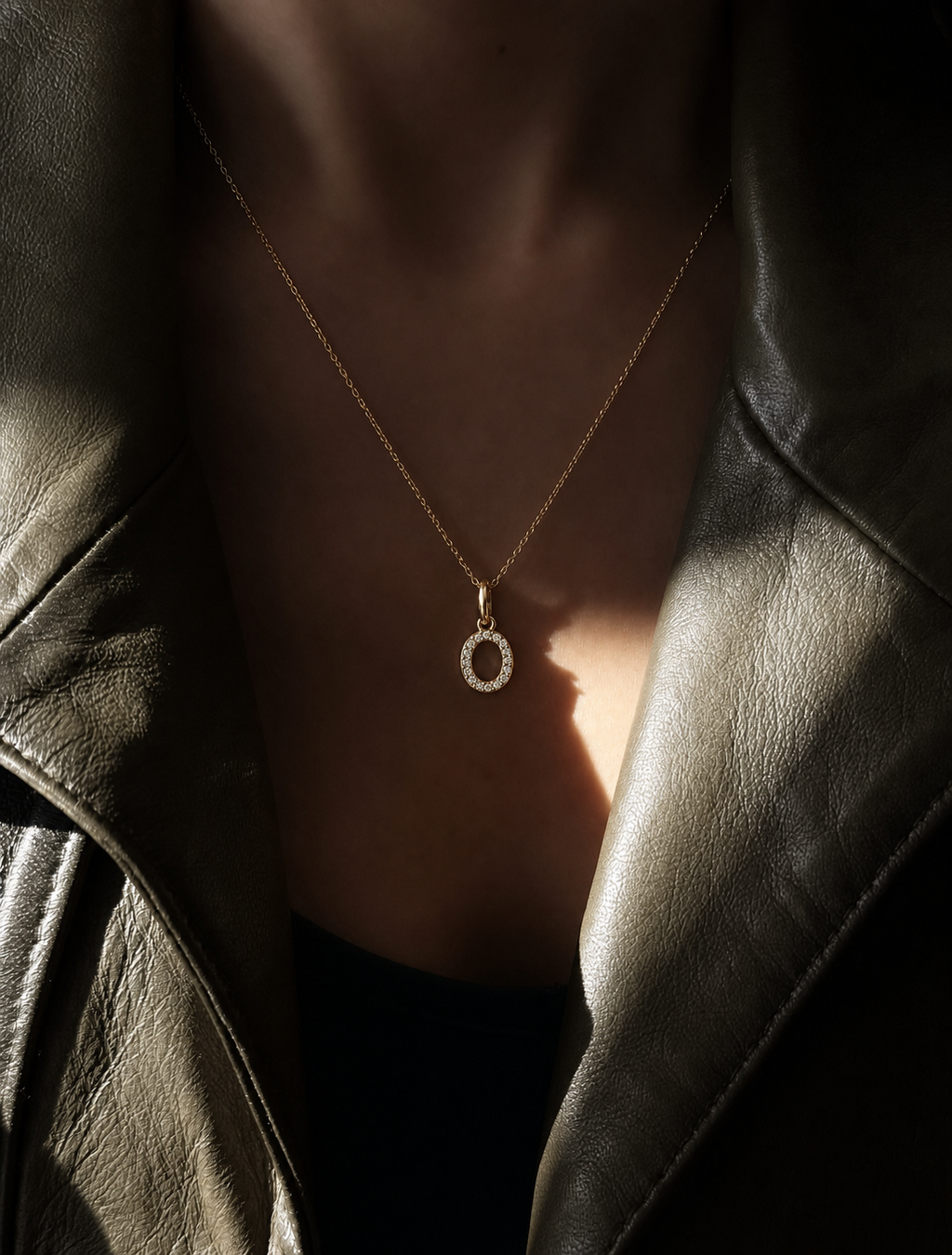 Custom Initial Glow Necklace