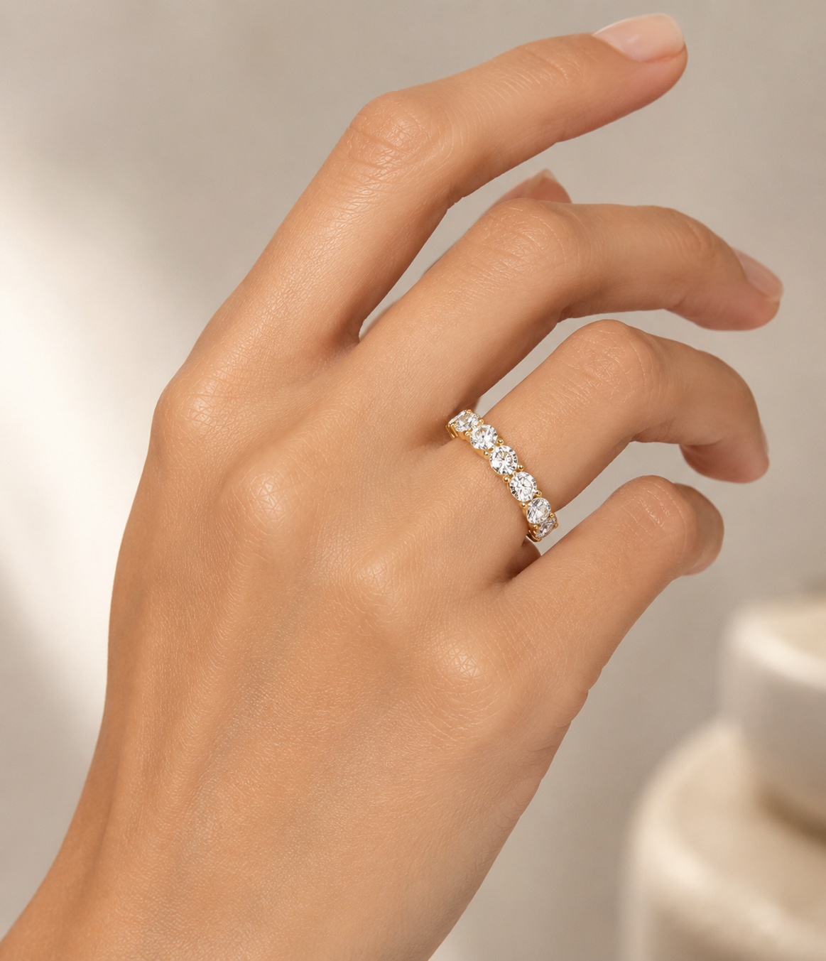 Classic Round Eternity Band(4mm)