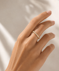 Round-Cut Pave Ring