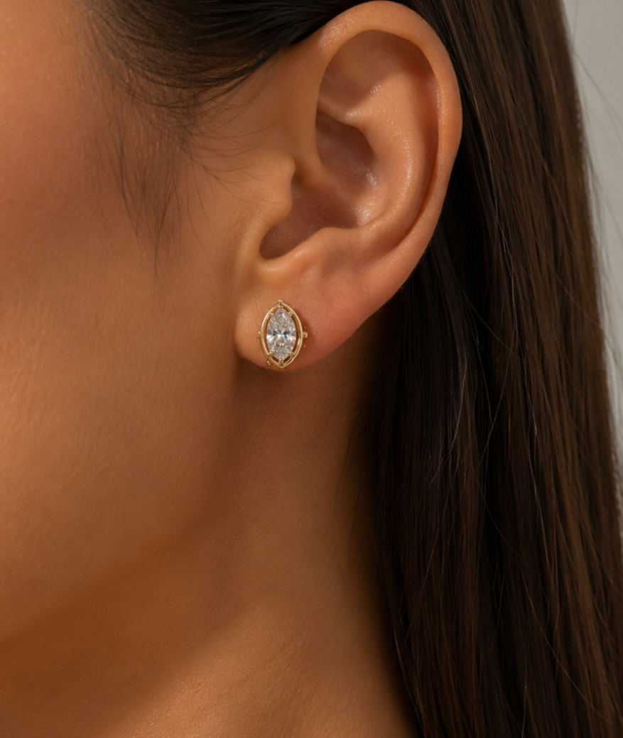 Radiant Marquise Earrings