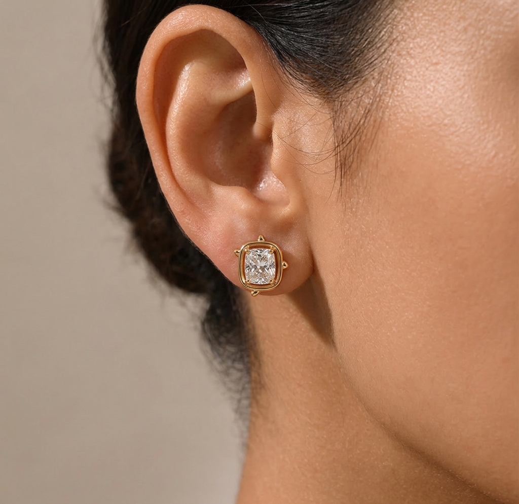 Radiant Cut Earrings