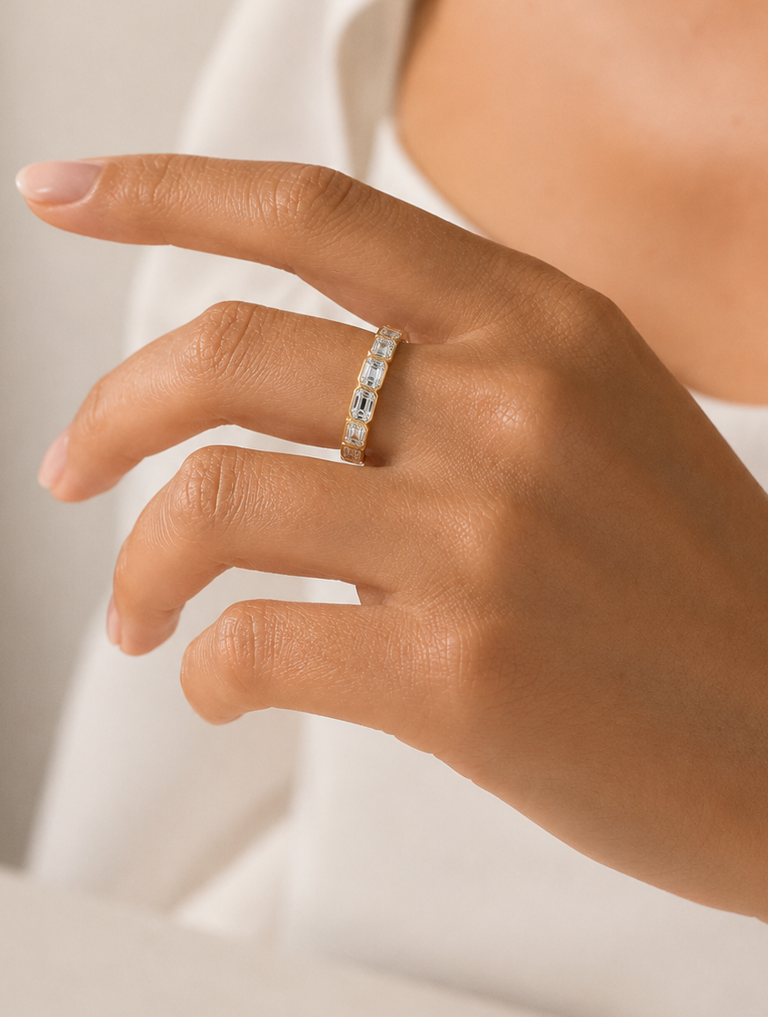 Golden Emerald Band