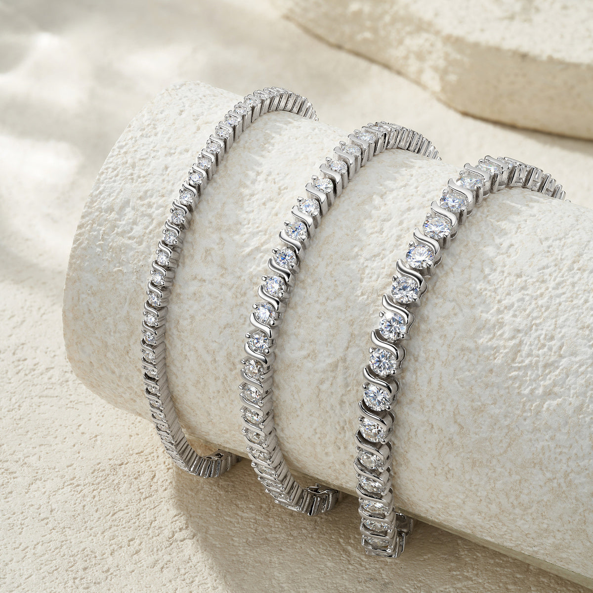S-Link Wave Tennis Bracelet