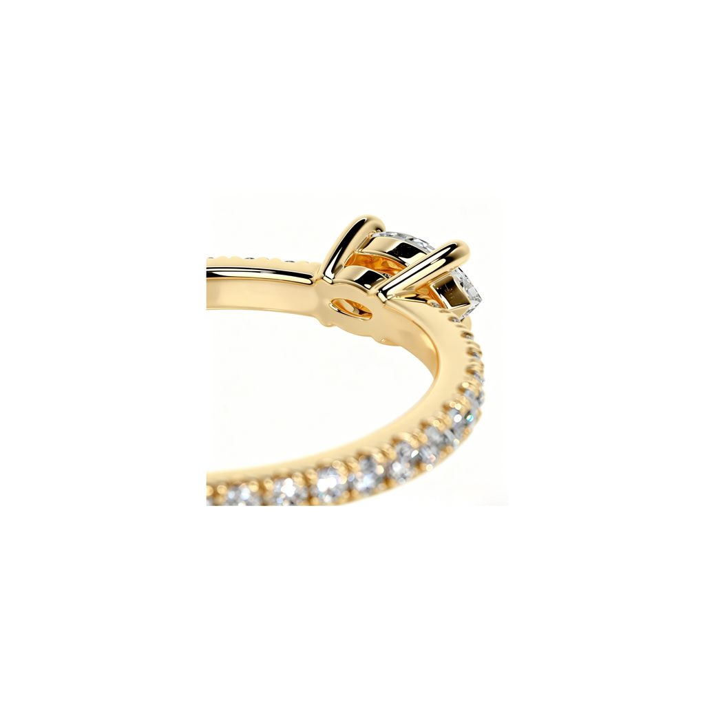 Micro Marquise Pavé Ring (0.5ct)