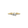 Micro Pear Pavé Ring (0.8ct)