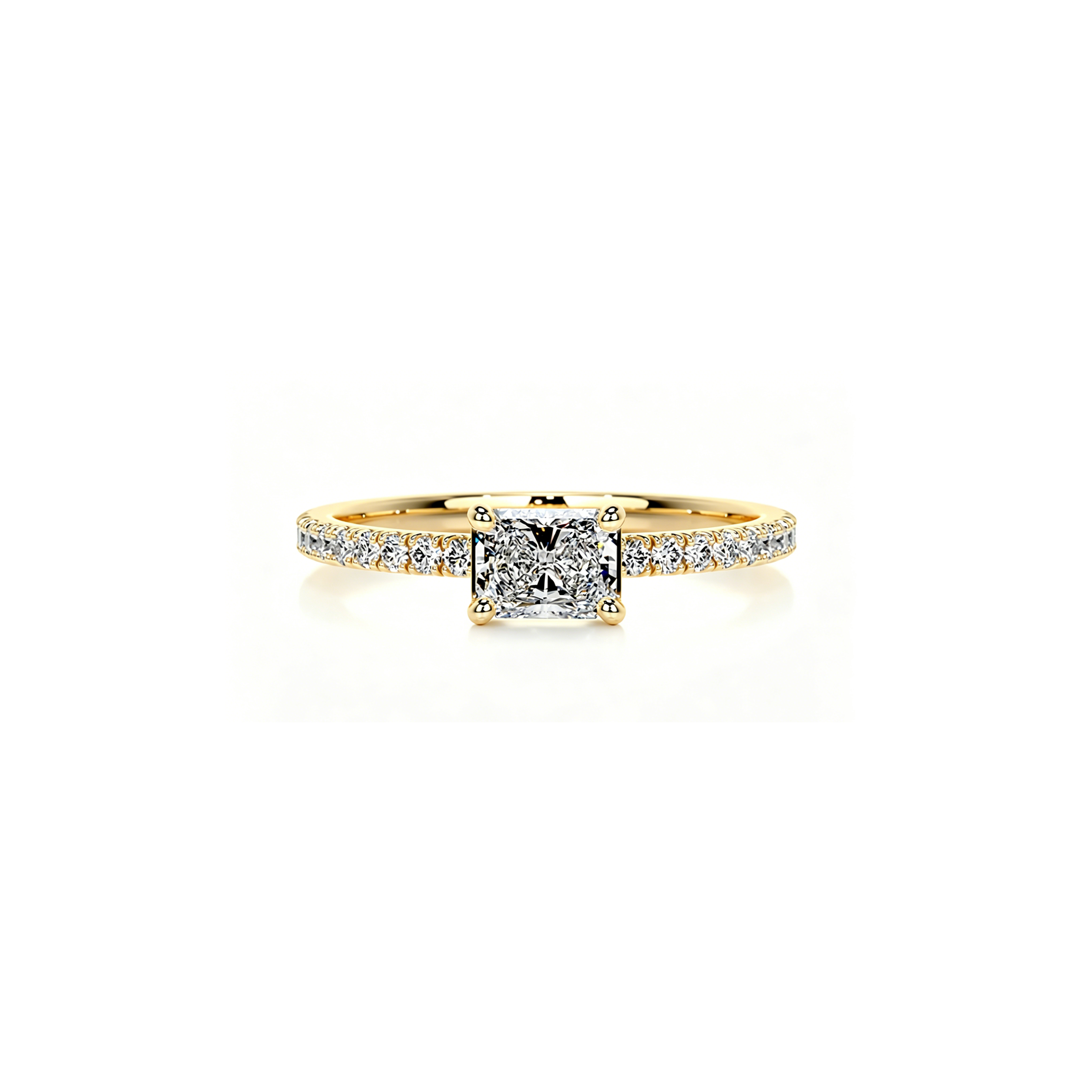 Micro Radiant Pavé Ring (0.8ct)
