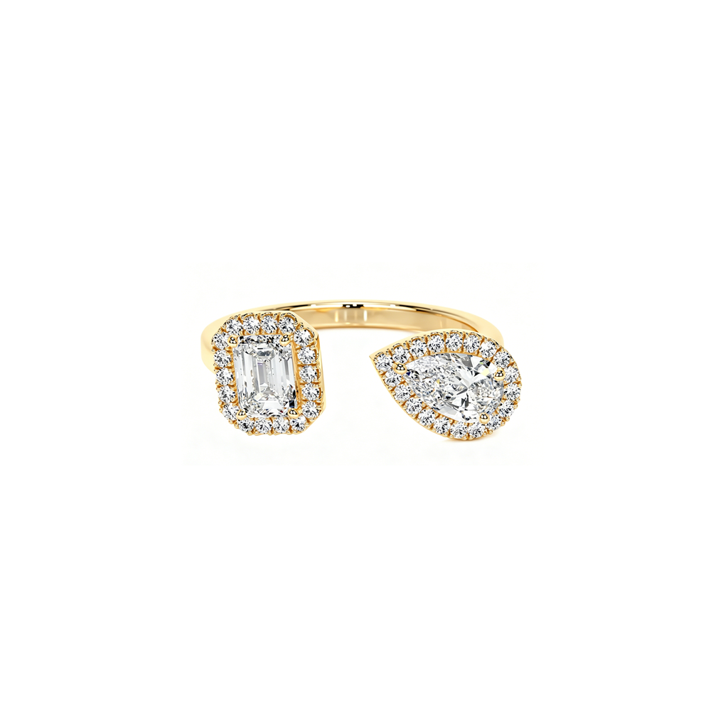 Opulent Double Halo Ring