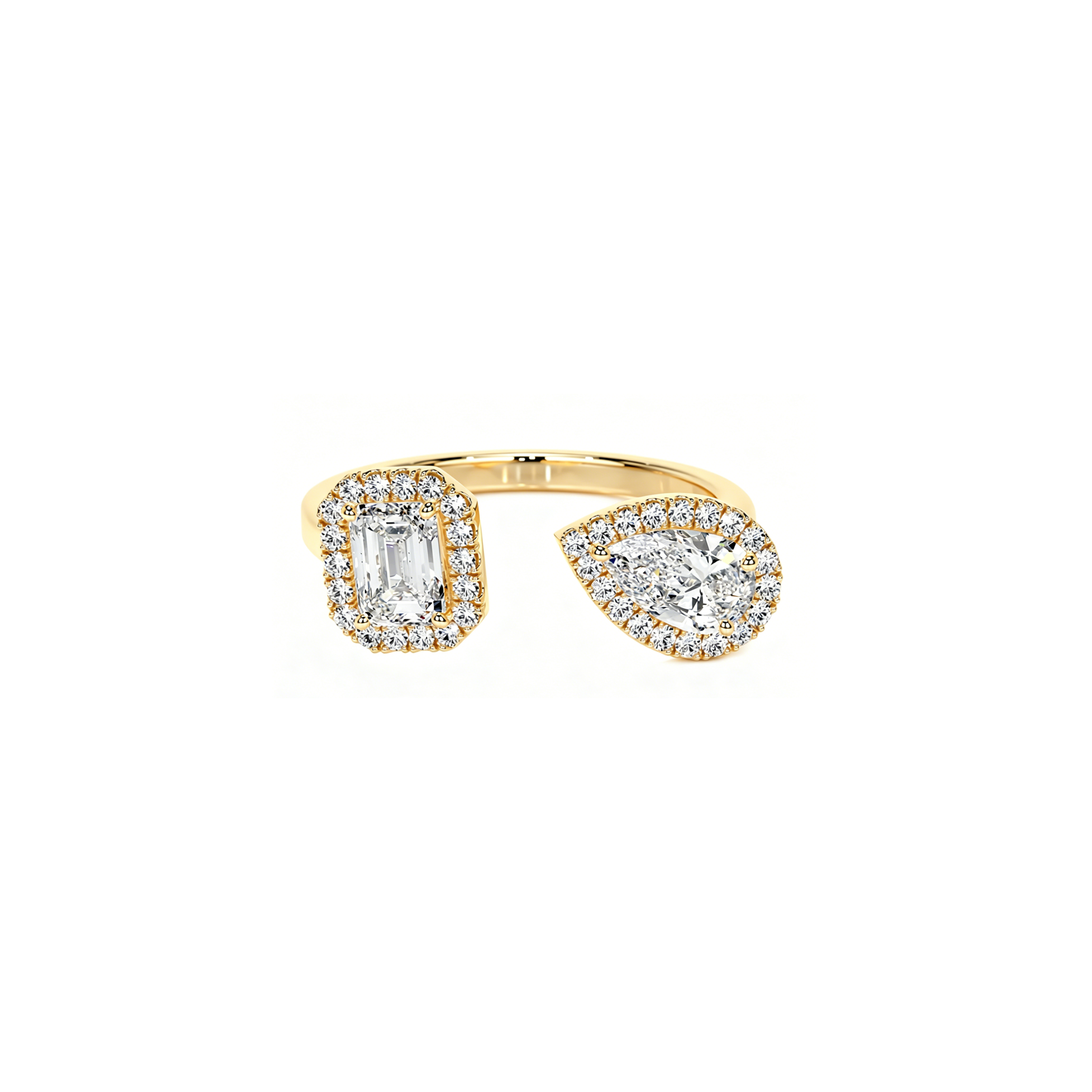 Opulent Double Halo Ring