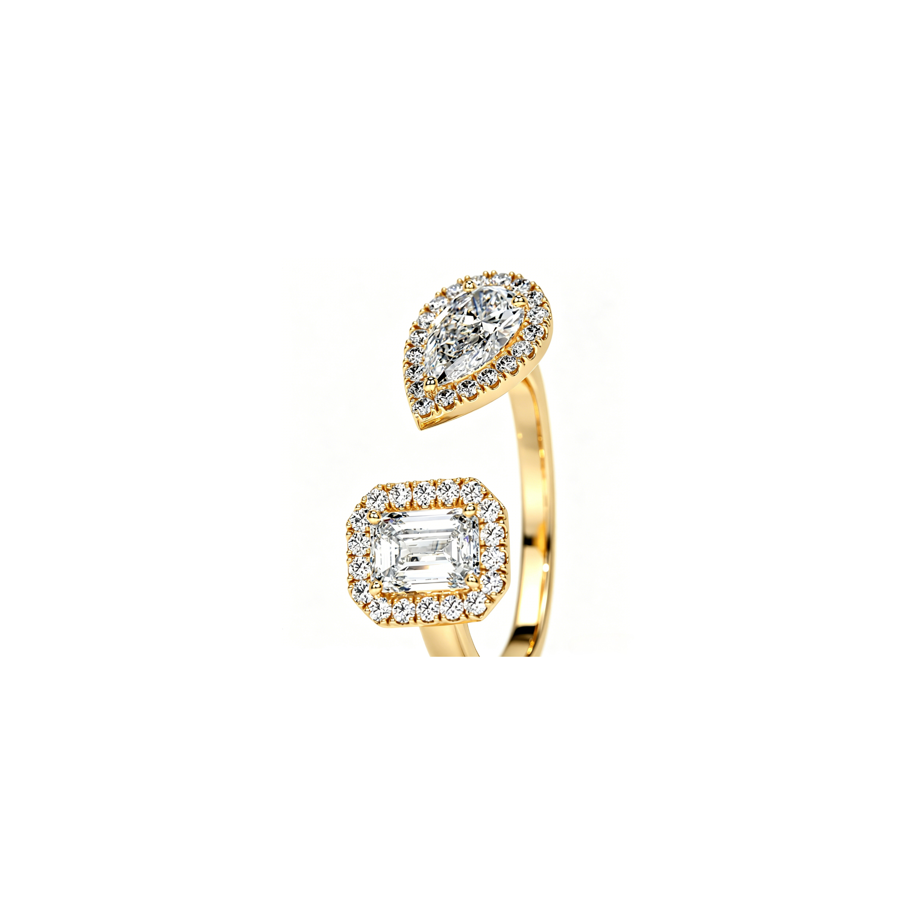 Opulent Double Halo Ring