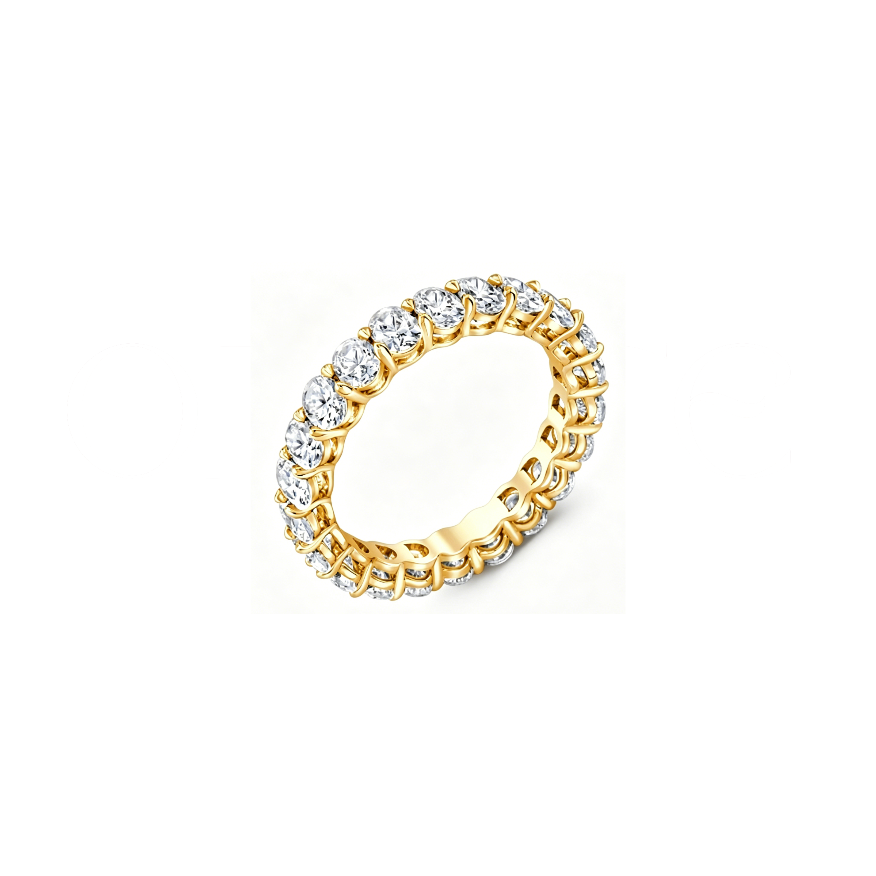 Classic Oval Eternity Band