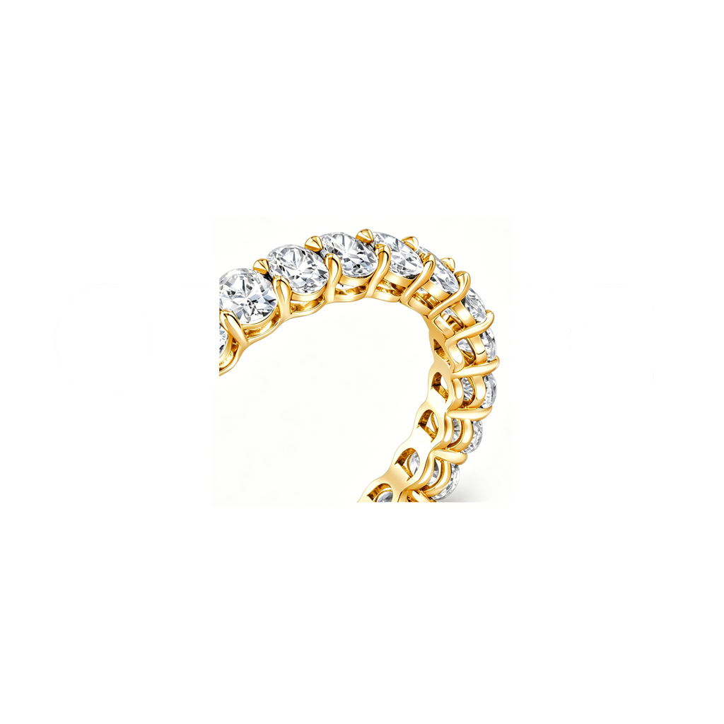 Classic Oval Eternity Band