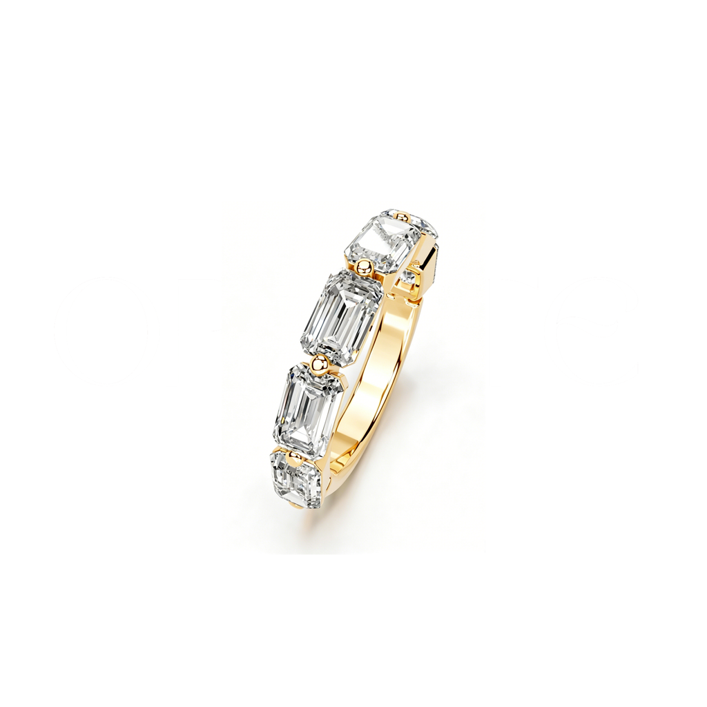 Classic Emerald Eternity Band