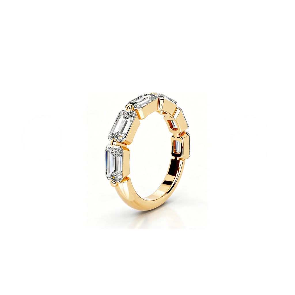 Classic Emerald Eternity Band