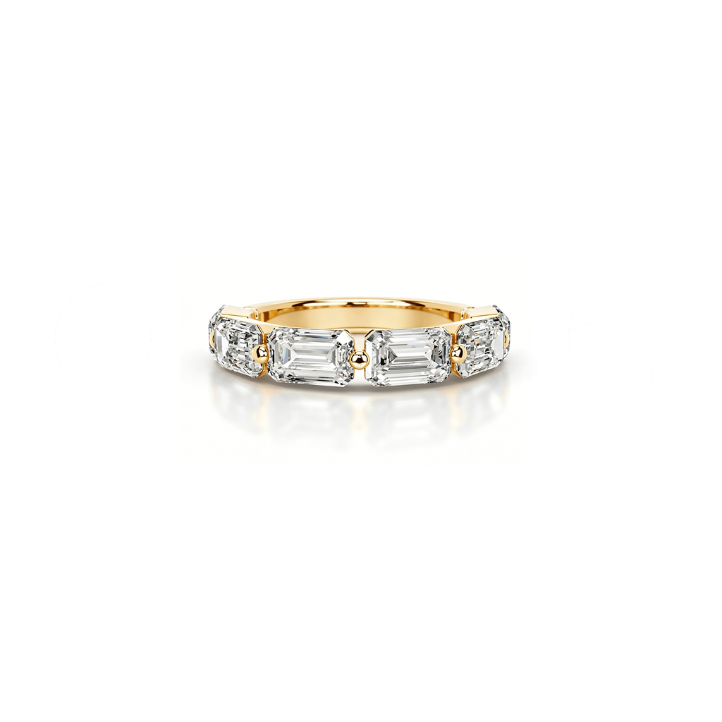Classic Emerald Eternity Band