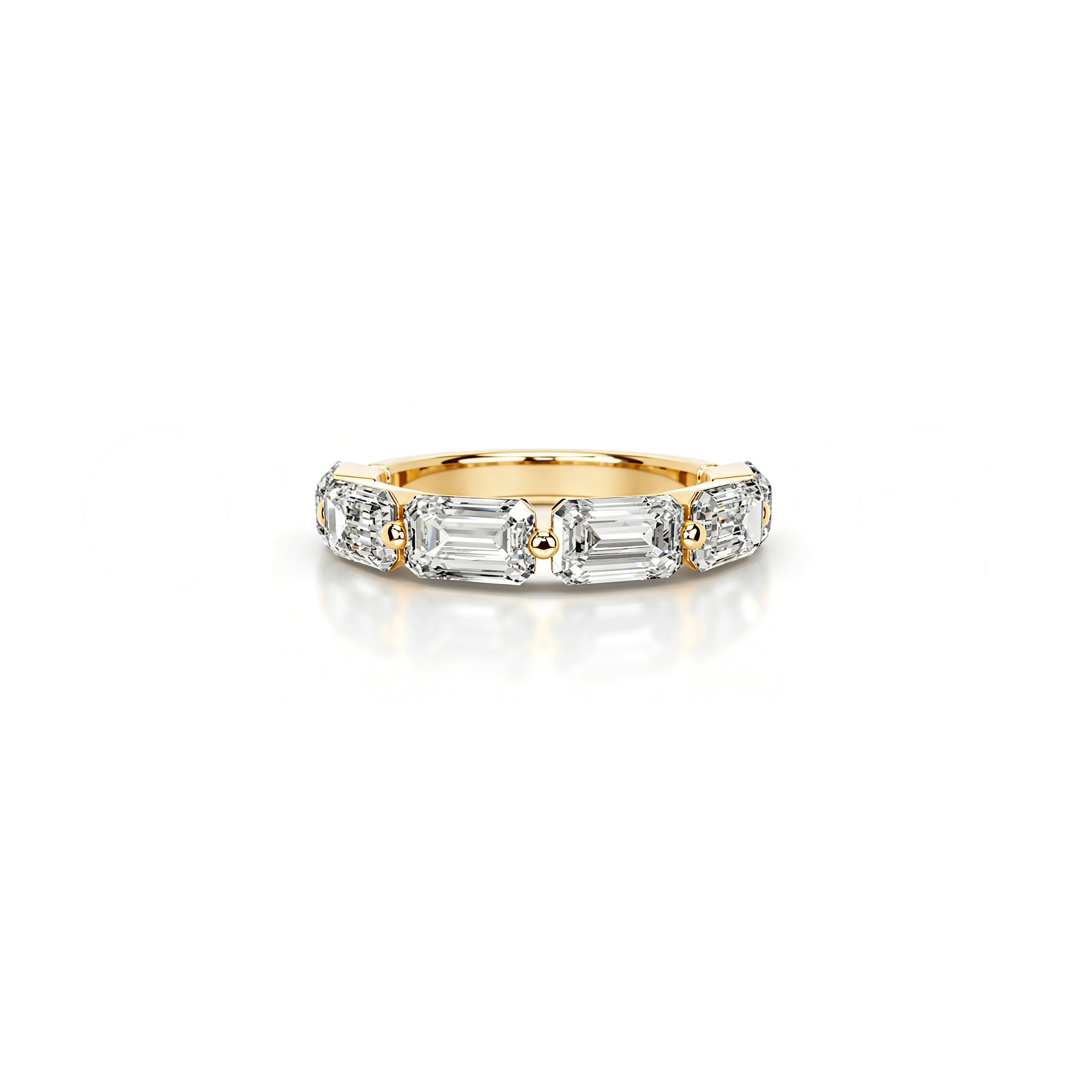 Classic Emerald Eternity Band