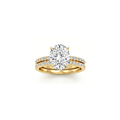 2ct Oval Stackable Ring Set (2-Piece)