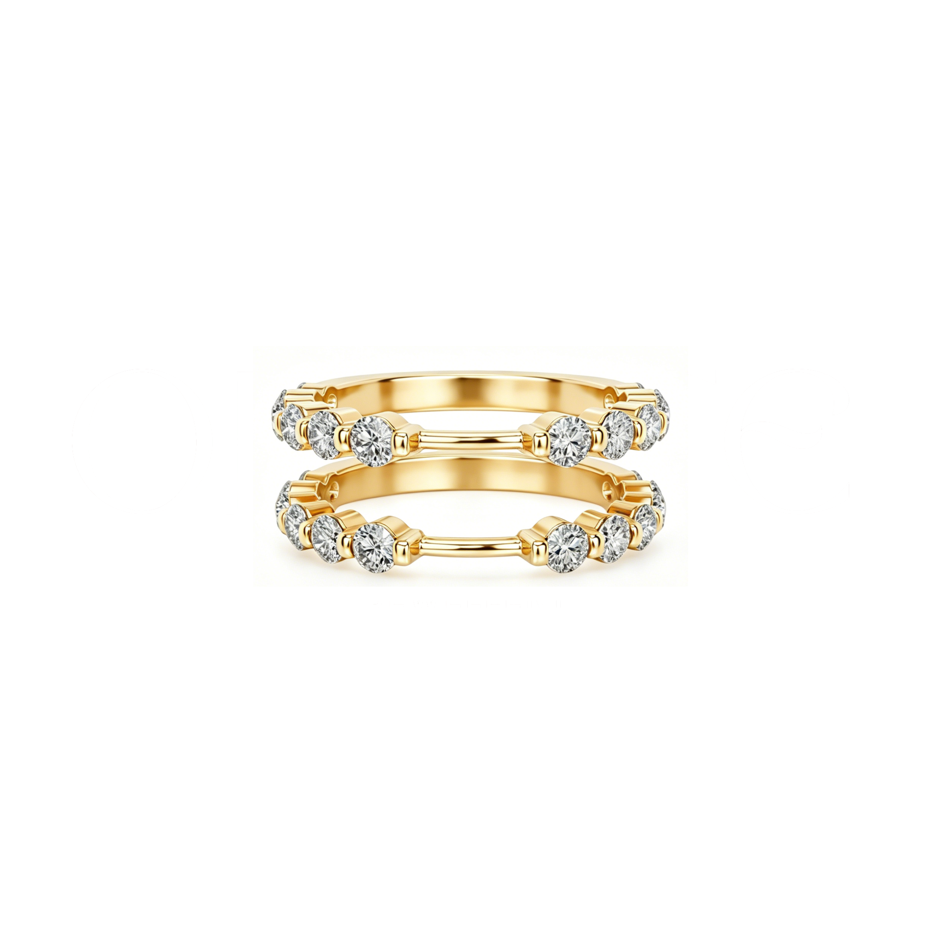Round Diamond Stackable Ring