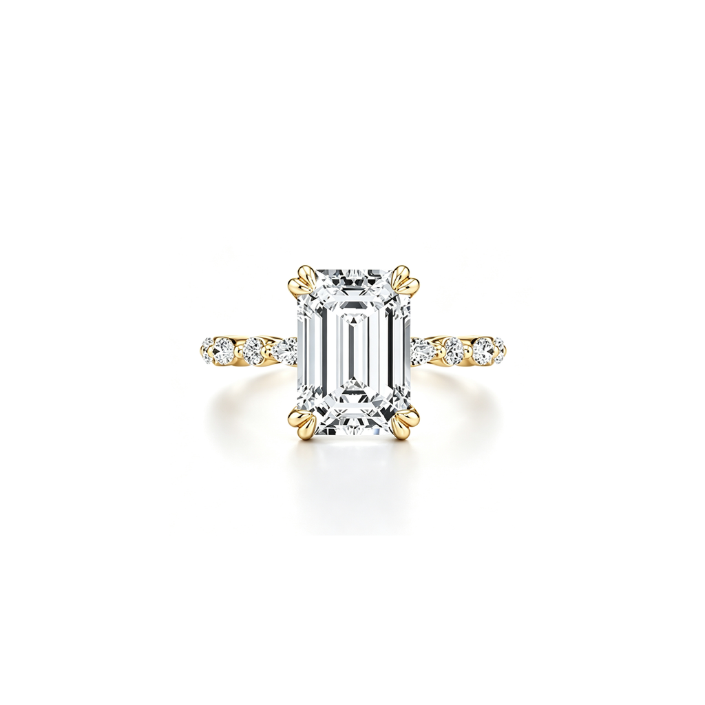 1ct Golden Petal Ring