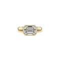 2ct Modern Bezel Ring