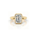 2ct Architectural Bezel Ring